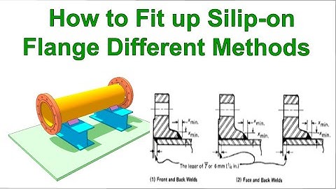 How to Fit up Slip-on Flange. Different Methods