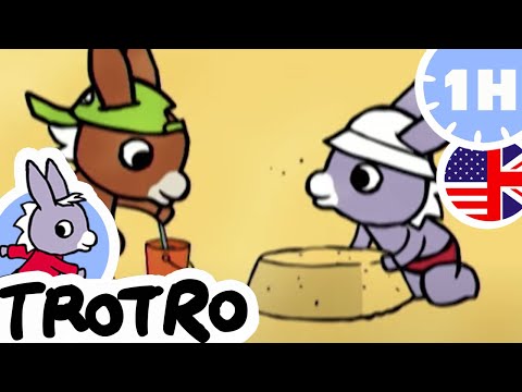 🤩Trotro plays at the beach with his friends!🤩 - Cartoon for Babies