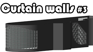 Learn Revit in 5 minutes: Curtain walls. Part 3 #5 Learn Revit in 5 minutes: Curtain walls. Part 3 #5