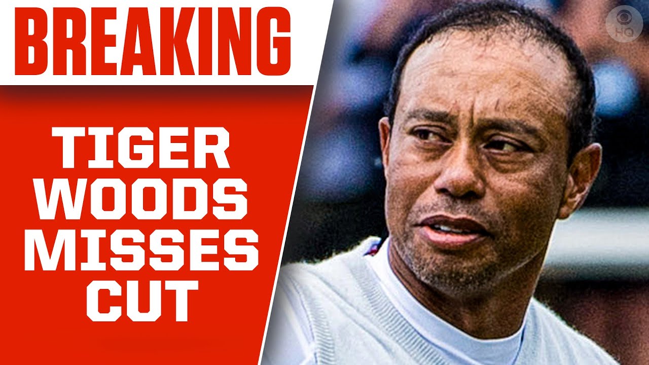 Tiger Woods misses cut after finishing the second round of the Open ...