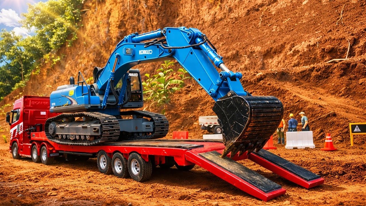Strong Scale 1/16 : RC Excavator Wltoys 16800 KOBELCO Making The Industrial Project