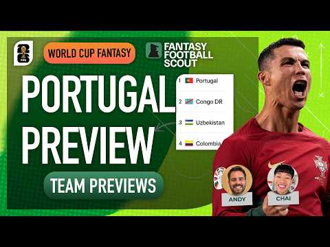 PORTUGAL TEAM PREVIEW 🇵🇹 | ANDY + CHAI! | FIFA World Cup 2026 Fantasy Tips