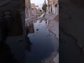 احواز اشغالی وجود فاضلاب در سطح محله جمشید آباد عبادان