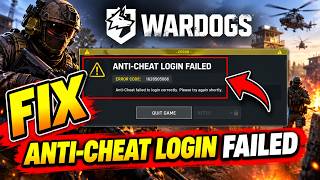 How to Fix Wardogs anticheat login failed error