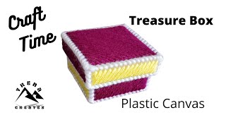 Plastic Canvas - Stash Busting Trinket/Treasure Box