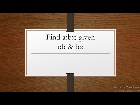 Finding a:b:c given that a:b=2:3 & b:c=4:5 II  O level Math D 4024 Question