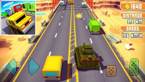 Blocky Highway: Traffic Racing - Gameplay Walkthrough Part 1 (Android)