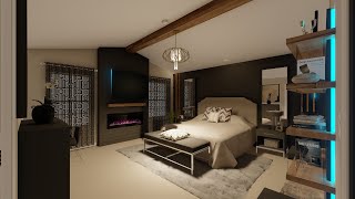 Details The Mack Portfolio - Concept design for updated/renovated Primary Bedroom design. Guide