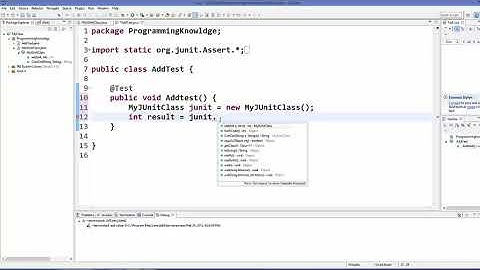 How to Create and Run a Simple JUnit test in Eclipse IDE HD