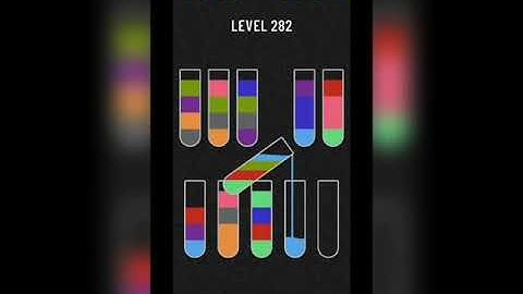 Water sort puzzle level 282