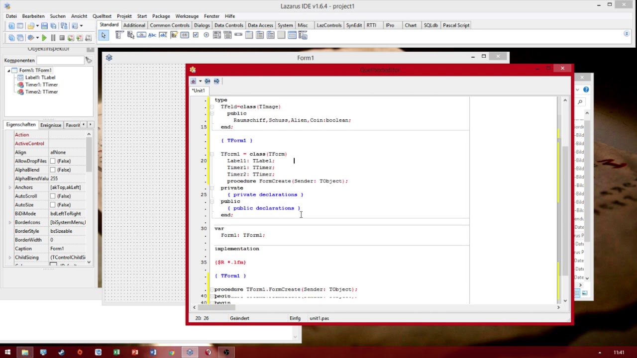 Space Invaders in Lazarus programmieren - Tutorial #1 [Deutsch][1080pHD ...