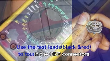 A simple way to test a crankshaft sensor with two wires ( Hyundai Accent )