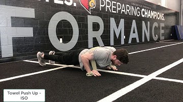 Towel Push Up - ISO