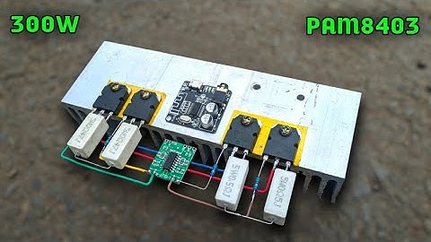 Cheap But Powerful !!! DIY PAM8403 Super Powerful Mini Amplifier | Experiment | Bluetooth 