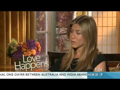 Love Happens - Nelson Aspen talks to Jennifer Aniston: Sunrise exclusive