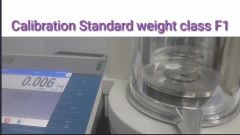 Calibrate weight Class F1 20mg