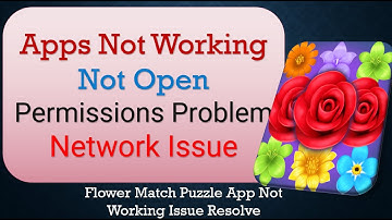 How To Fix Flower Match Puzzle App not working | Not Open | Space Issue | Keeps Crashing Problem