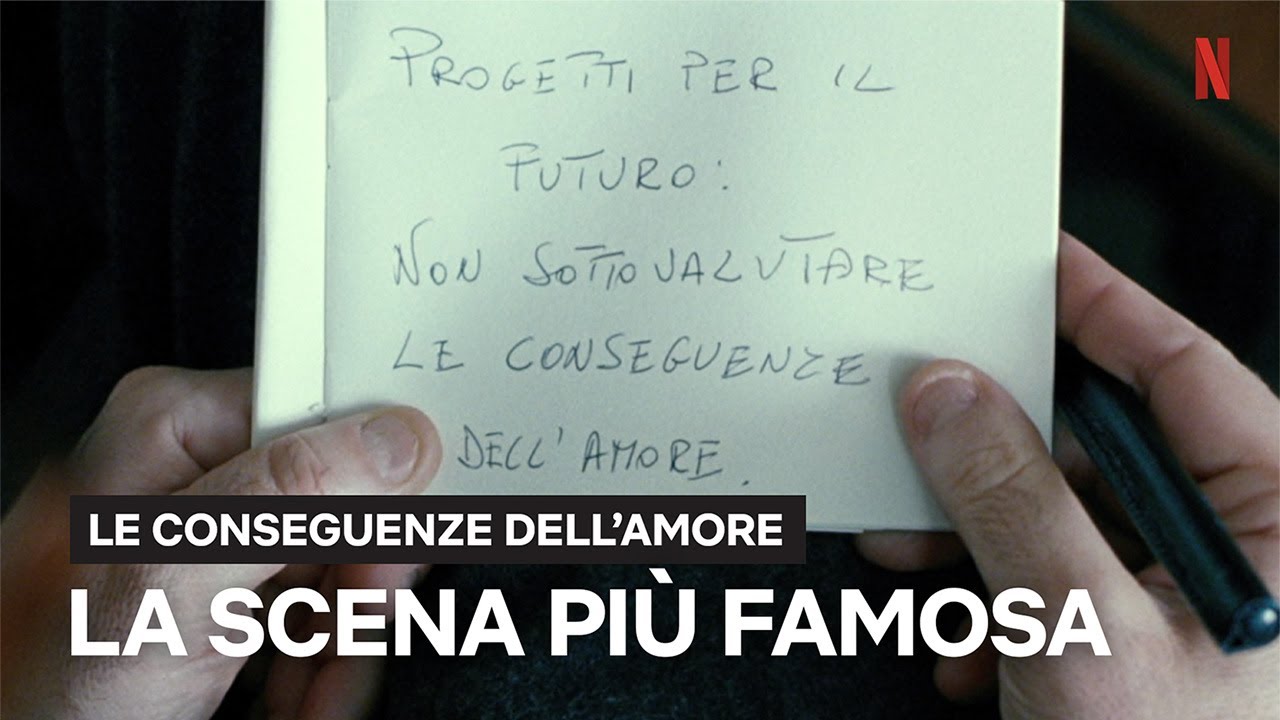 LA SCENA che ha reso IMMORTALE LE CONSEGUENZE DELL'AMORE di PAOLO