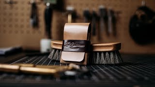 Making a SHELL CORDOVAN wallet by hand