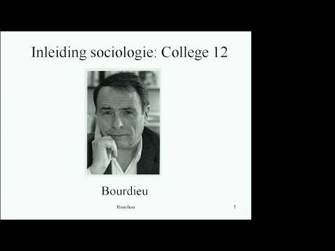 4.03 Bourdieu. Sociologische Theorie