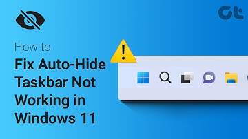 How to Fix Taskbar Auto-Hide Error in Windows 11 | Taskbar Bugs & Errors? | Easy Fixes