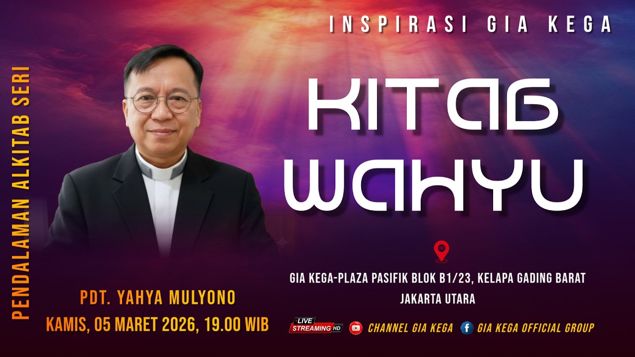 KITAB WAHYU - Pdt. Yahya Mulyono - 05 Maret 2026