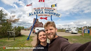 Driving the Scenic Alaska Highway in our Campervan | Dawson Creek, Canada to Watson Lake, Canada