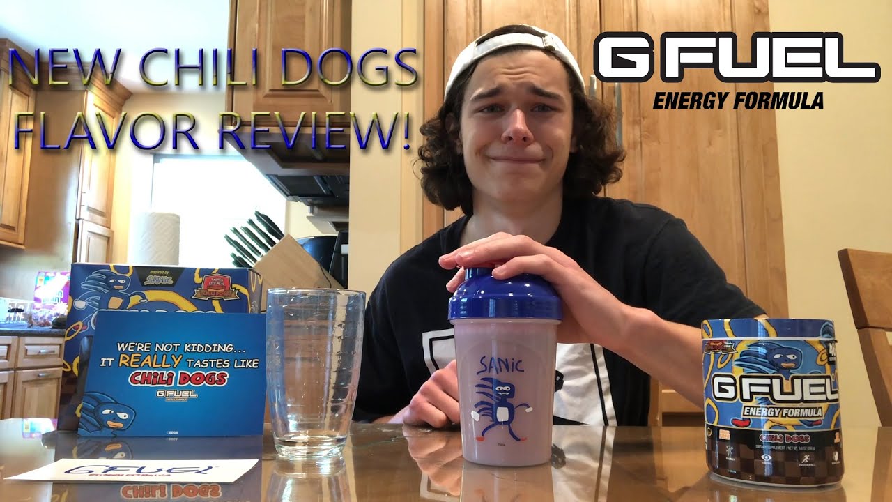 GFUEL CHILI DOGS FLAVOR REVIEW!!! YouTube