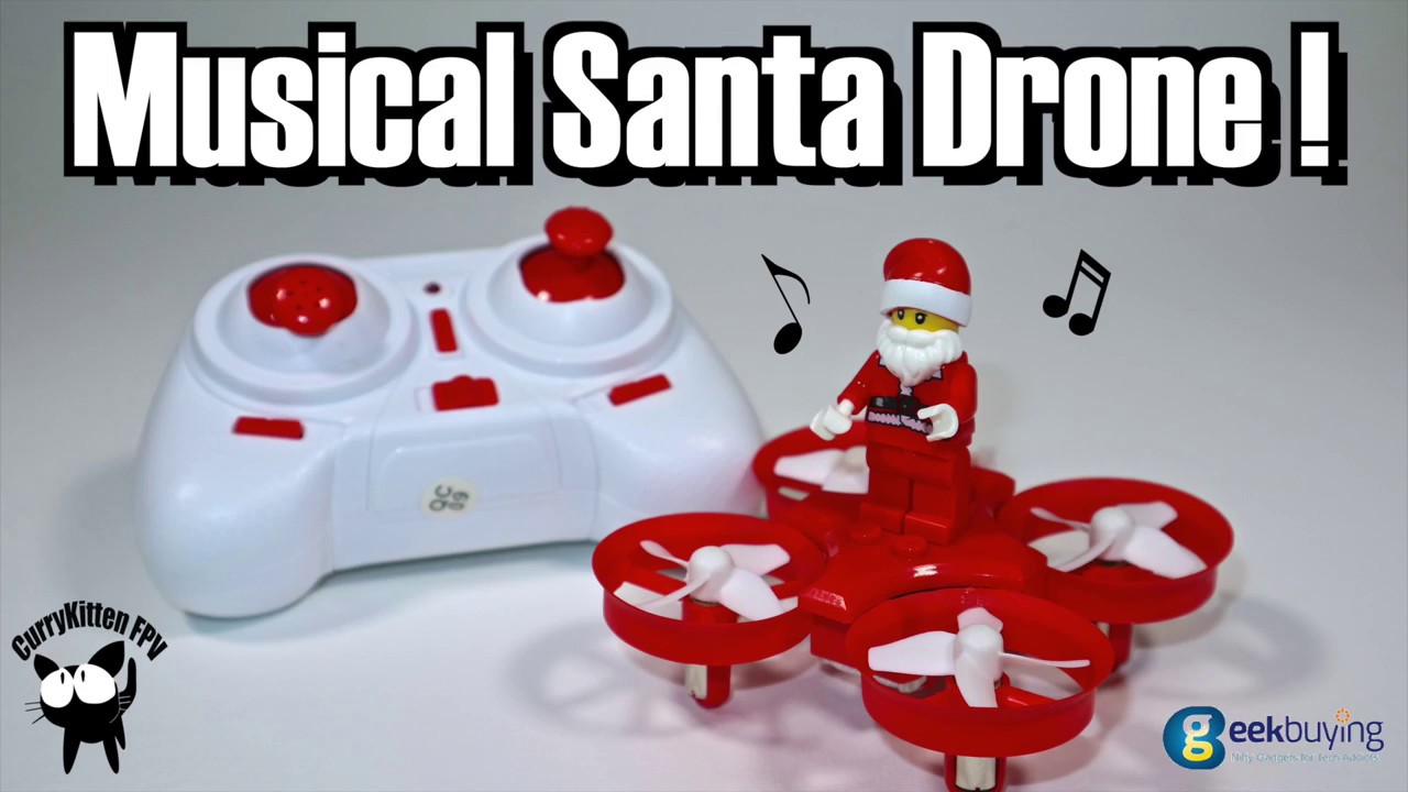 Santa Dron The Amazing Musical Santa Drone, supplied by Geekbuying - YouTube