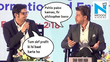 Shah Rukh Tells Arnab Goswami “First Become Rich Then Become A Philosopher” | NYOOOZ TV