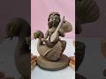 Saraswati idol making 2025// small saraswati murti making// saraswati puja 2025#saraswati#shorts