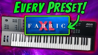 &quot;Fabric XL&quot; - MPC Key 61 (playing EVERY preset!) -- MPC live, MPC one, MPC Key 61, Akai Force, MPX X