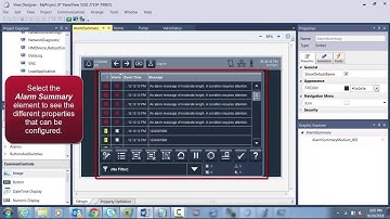 Studio 5000 View Designer and PanelView 5000: Intro Lab - 8 - Understanding Alarms