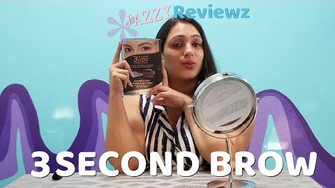 3 SECOND BROW- DOES IT WORK?