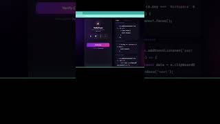 Glassmorphism OTP Input – Pure CSS & JS 🔐 #javascript #coding #webdev #webdevelopment
