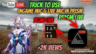 Team Mic & live mic 100% Working on Prism Live OBS studio wale mat dekhana #prismlive screenshot 4