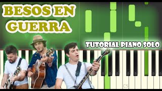 Morat - Besos En Guerra | Piano Tutorial / Cover chords