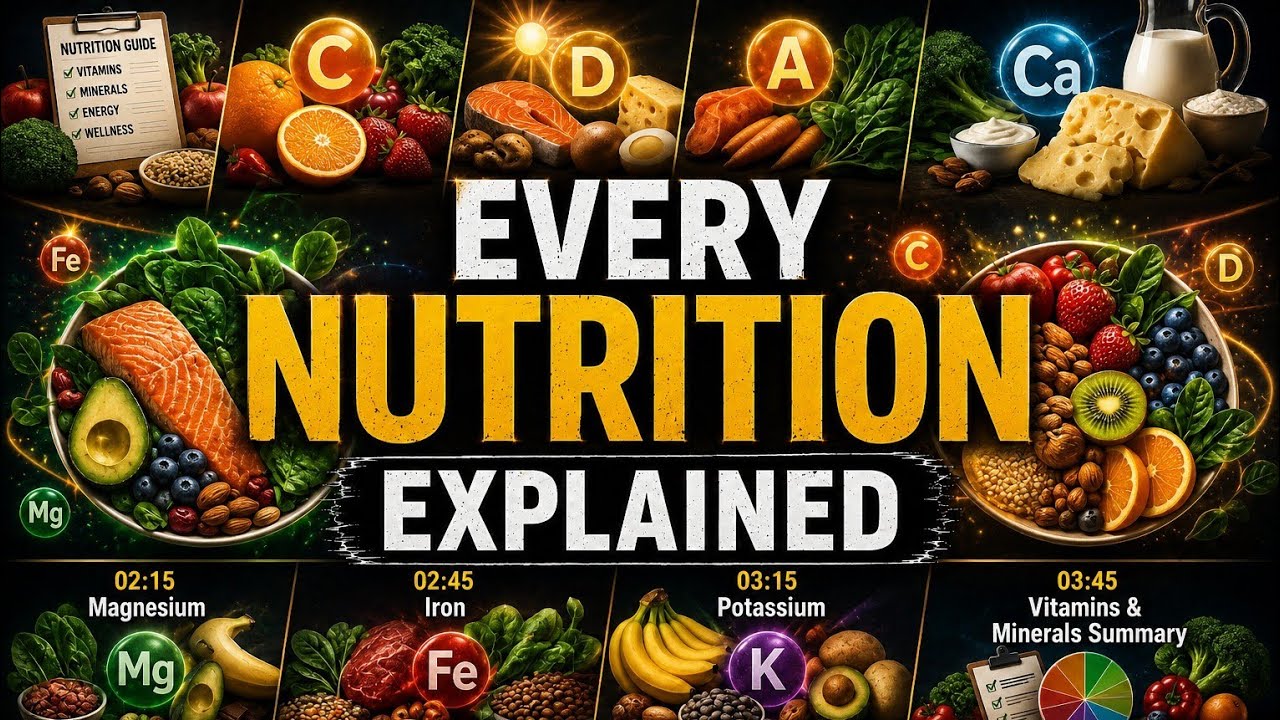 All the Nutrition Body Needs Explained