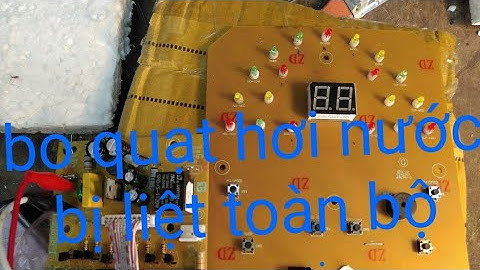 hướng dẫn tìm bệnh quạt hơi nước bị liệt toàn bộ, có tiếng kêu bíp