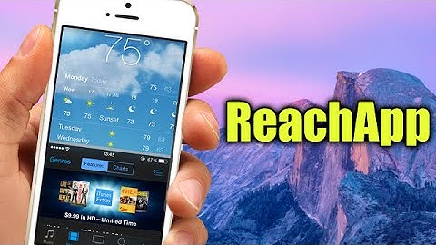 ReachApp - iOS 8 Jailbreak Cydia Tweak