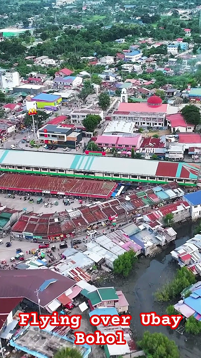 Flying over Ubay, Bohol