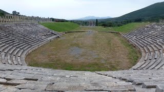 Greece. Visit and road trip to Archaeological site known as Ancient Messene.
