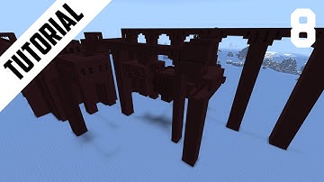 Minecraft: How to Build a Nether Fortress Part 8 (Step By Step)