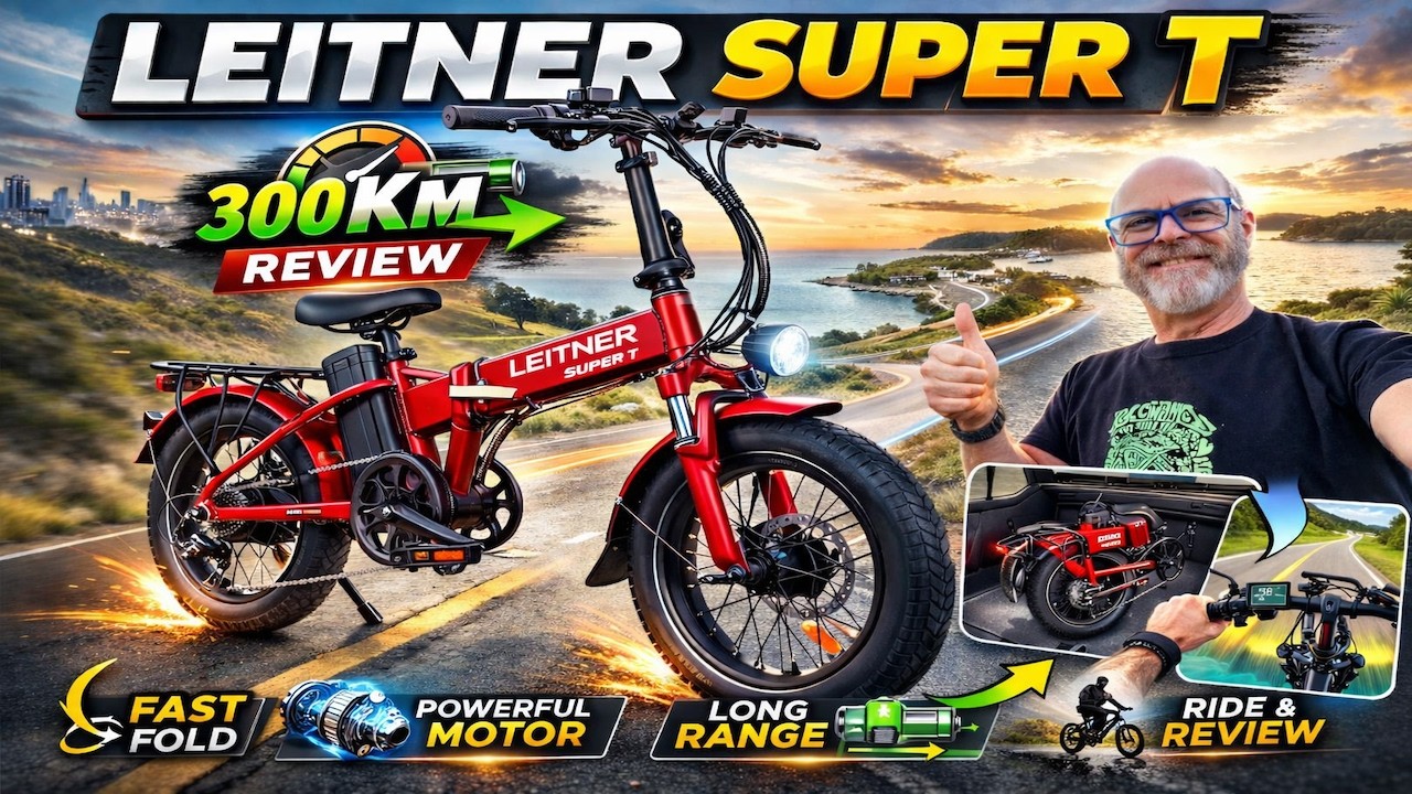Leitner Super T ebike 300+Km review  - Wonthaggi Desalination - Track