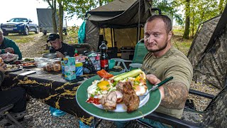 картинка: Шикарная рыбалка. Живём неделю в палатке и ловим огромных рыб. Карпфишинг. Часть 3 из 3
