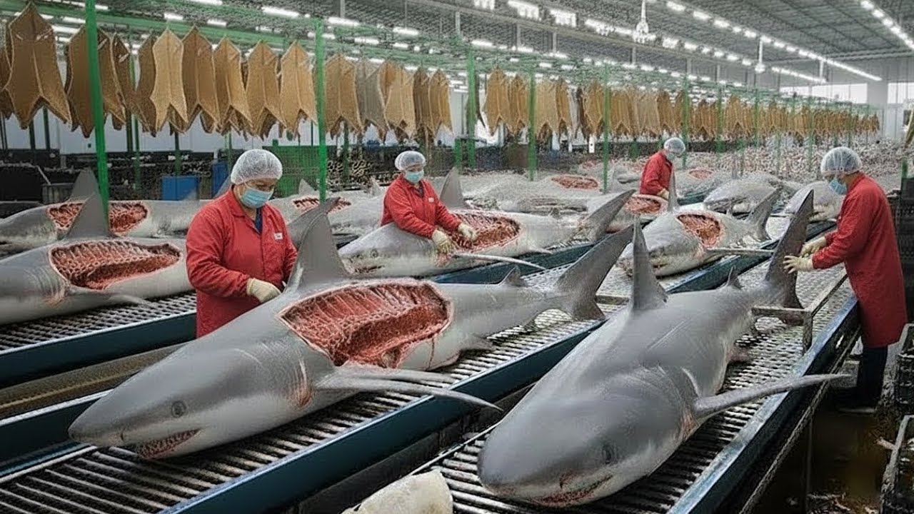 Inside a modern shark processing plant | a multi-million dollar industry that drives the world