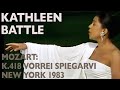 Kathleen Battle - Mozart: Concert aria K.418 Vorrei spiegarvi, oh Dio! Live, NY Phil, 1983