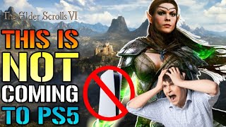 The Elder Scrolls 6 will not be released on PS5, according to a