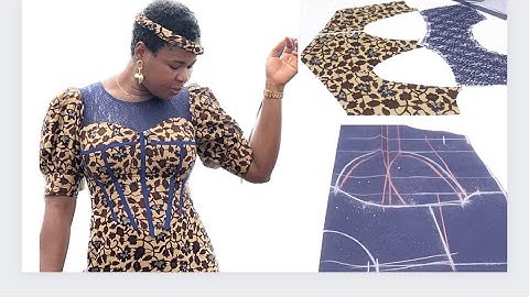 CORSET that does not expose the breast / cutting and sewing tutorial / beginners guide