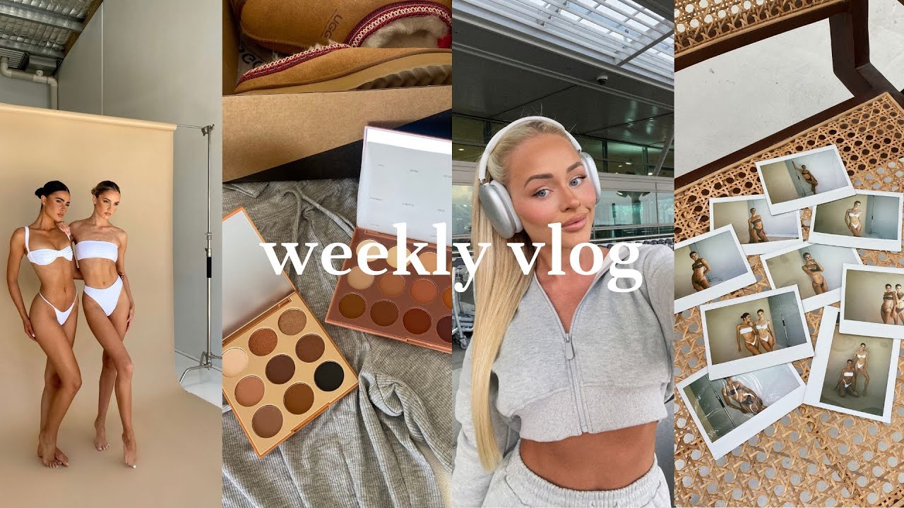 VLOG | shopping with me, summer skin routine, callie swim shoot (FINALLY), cooking, packing for LA